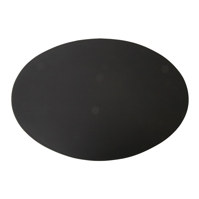 Bordbrikke Oval 35x48 cm, Sort