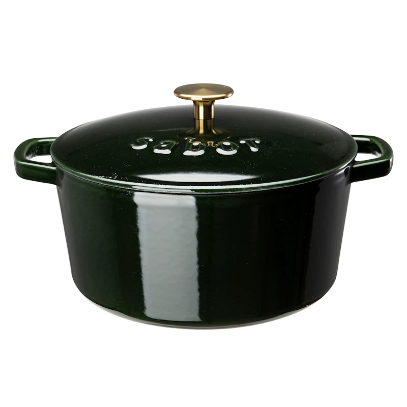 Classic Støpejernsgryte 4,4 L, Shiny Green