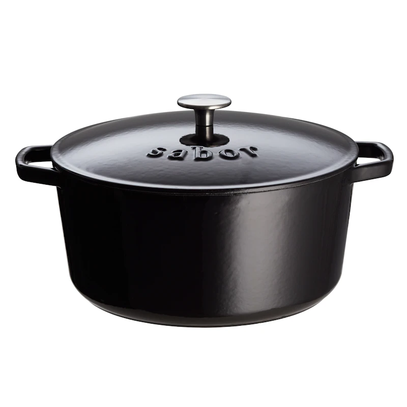 Classic Støpejernsgryte 4,4 L, Sort
