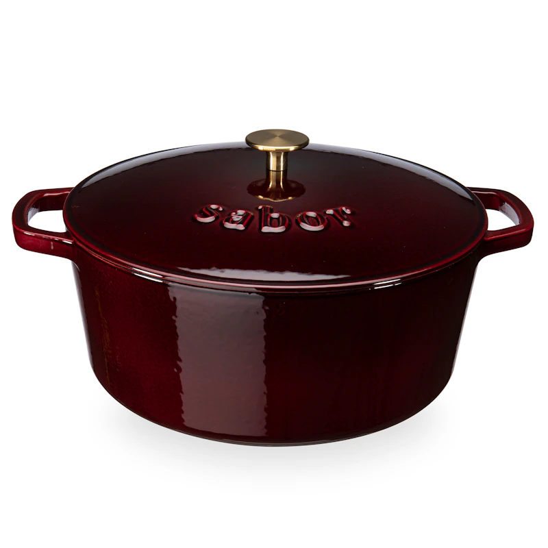 Classic Støpejernsgryte 6,7 L, Zinfandel
