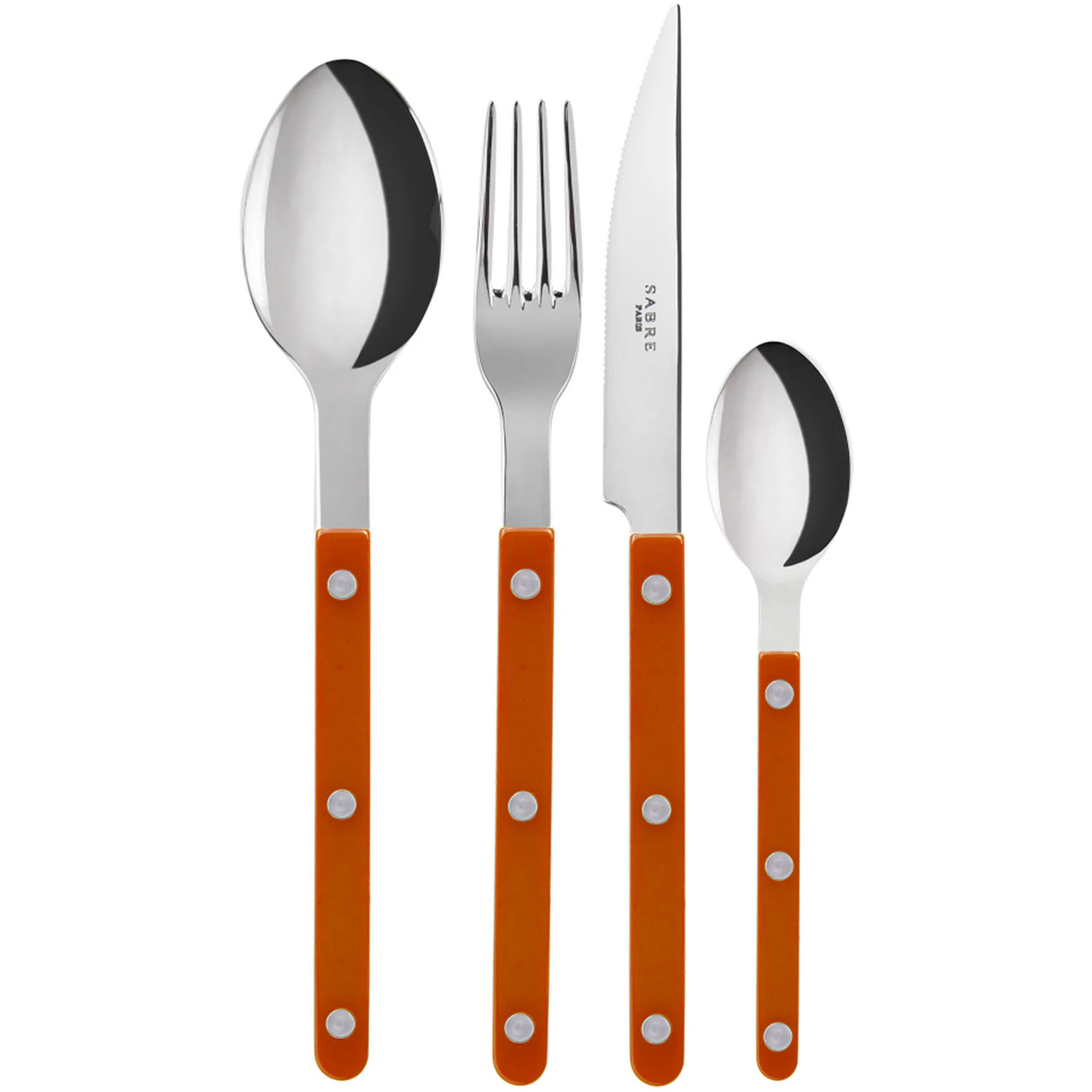Bistrot Shiny Solid / 24 Pieces Cutlery Set / Orange
