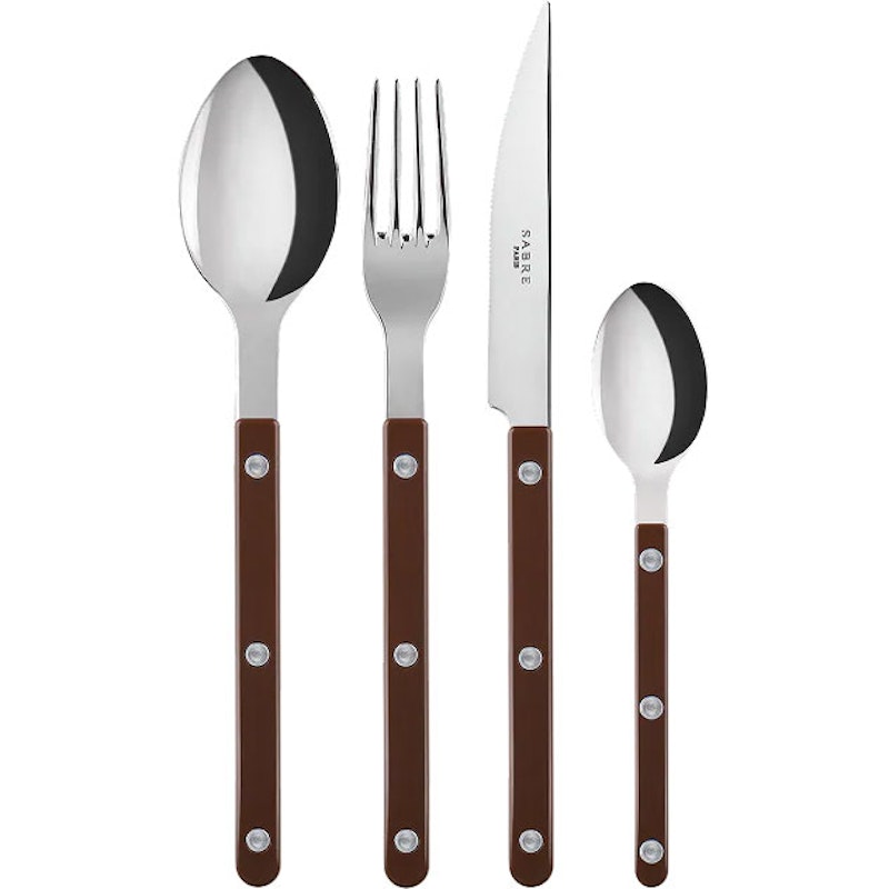 Bistrot Bestikksett 24 Deler, Chocolate
