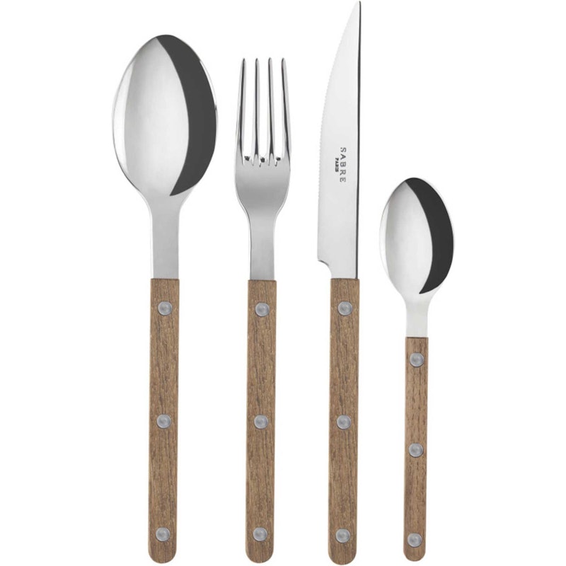 Bistrot Bestikksett 4 Deler, Teak