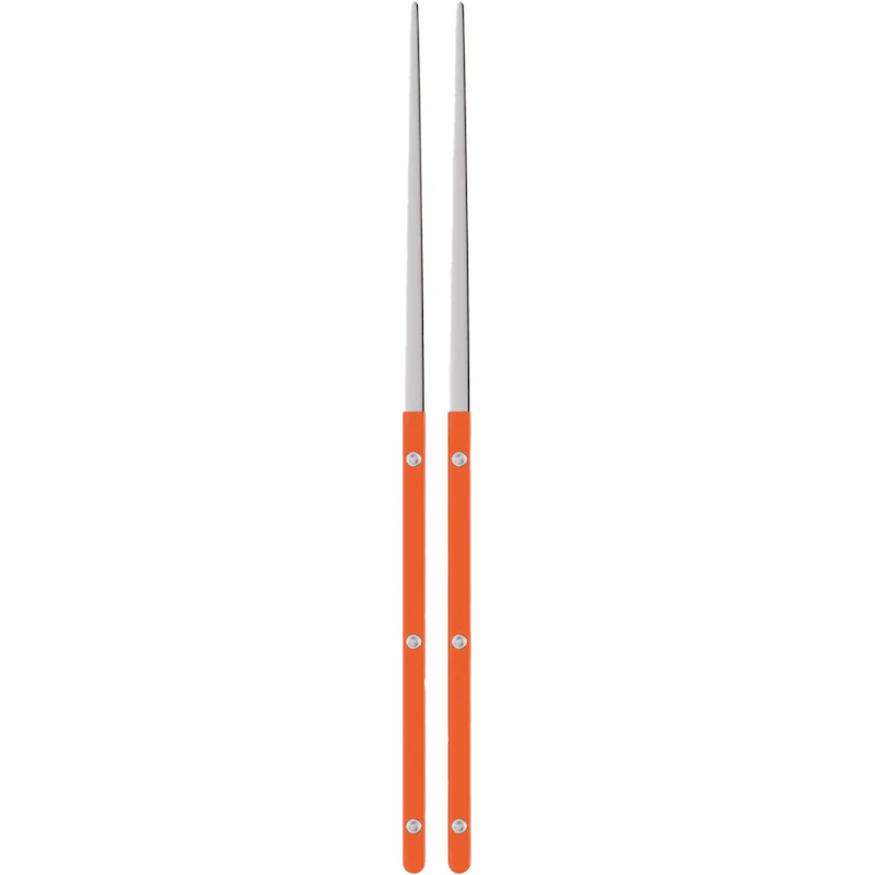 Bistrot Solid Spisepinner 2-pk, Oransje