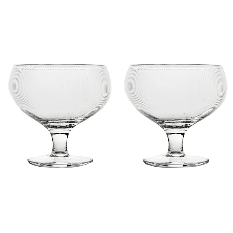 Blanka Champagneglass Riflet 30 cl 2-pk, Klar