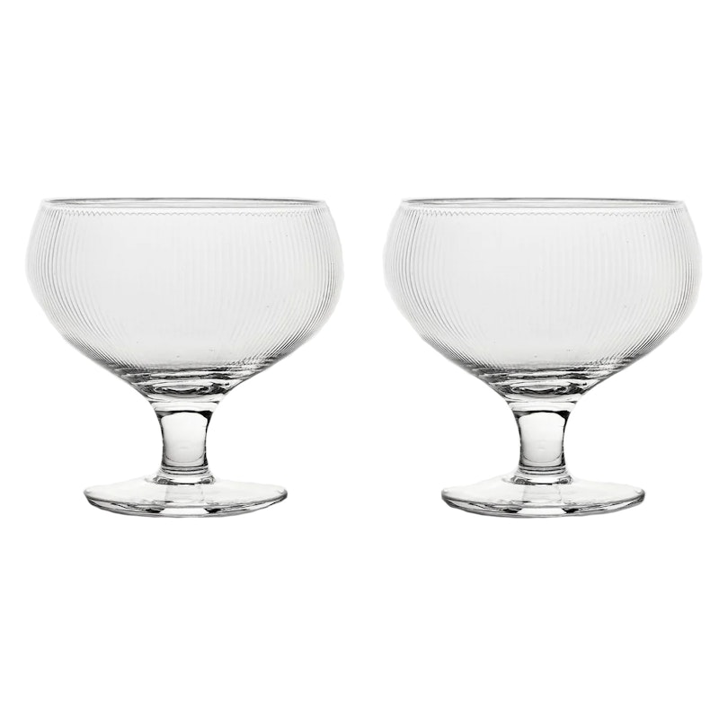 Blanka Champagneglass Riflet 30 cl 2-pk, Klar