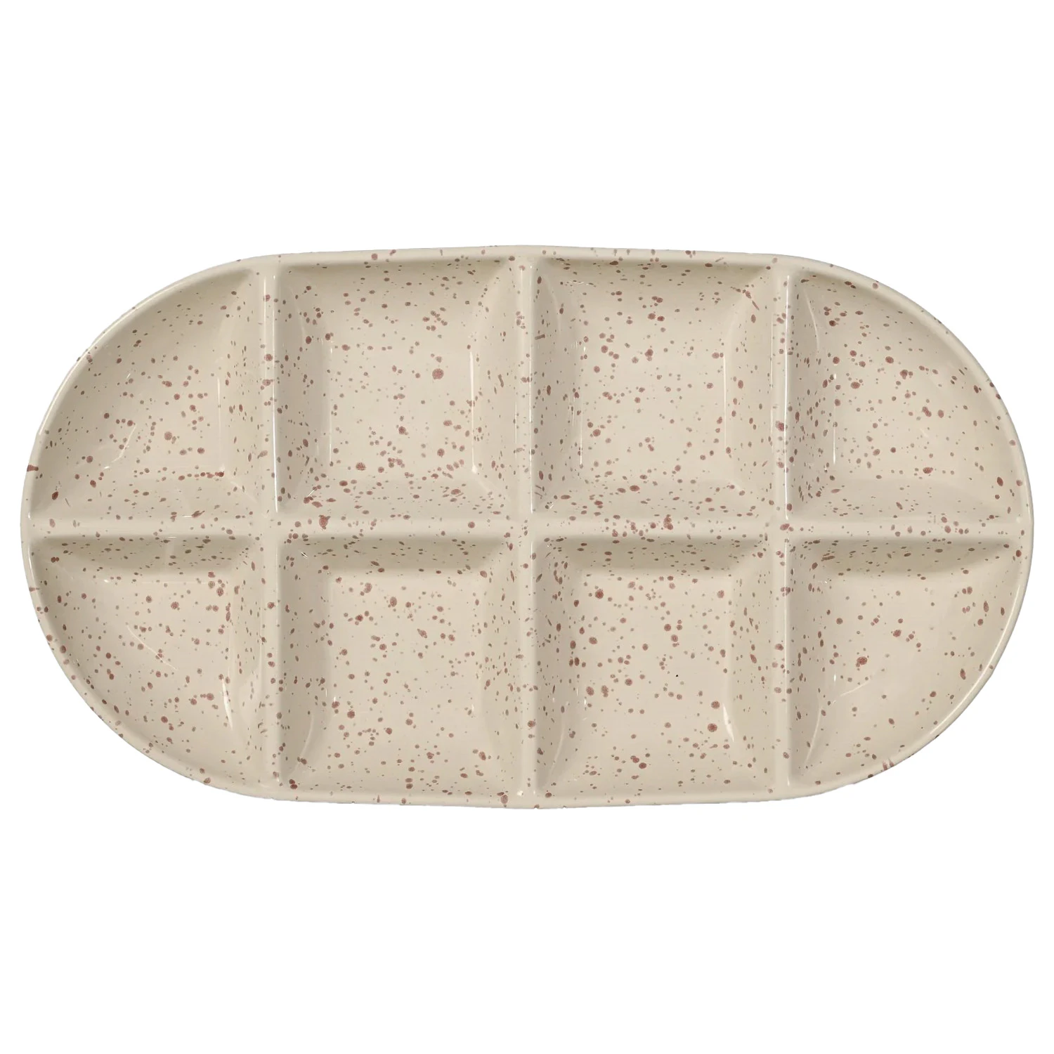Sagaform Ditte Serveringssk&aring;l 20x36 Cm  -  &Oslash;vrige Fat & Tallerkener Stengods Beige - 5018653
