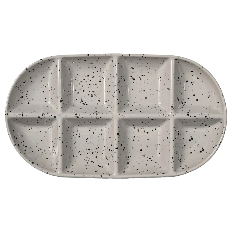 Ditte Serveringsskål 20x36 cm, Grå