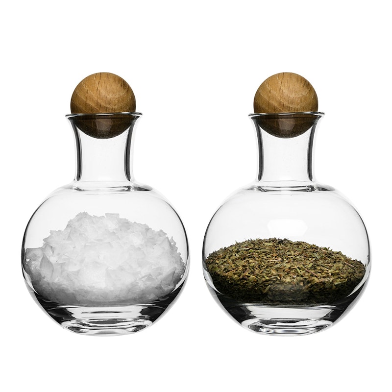 Oval Oak Serveringssett Med Eikkork, 2-Pakk