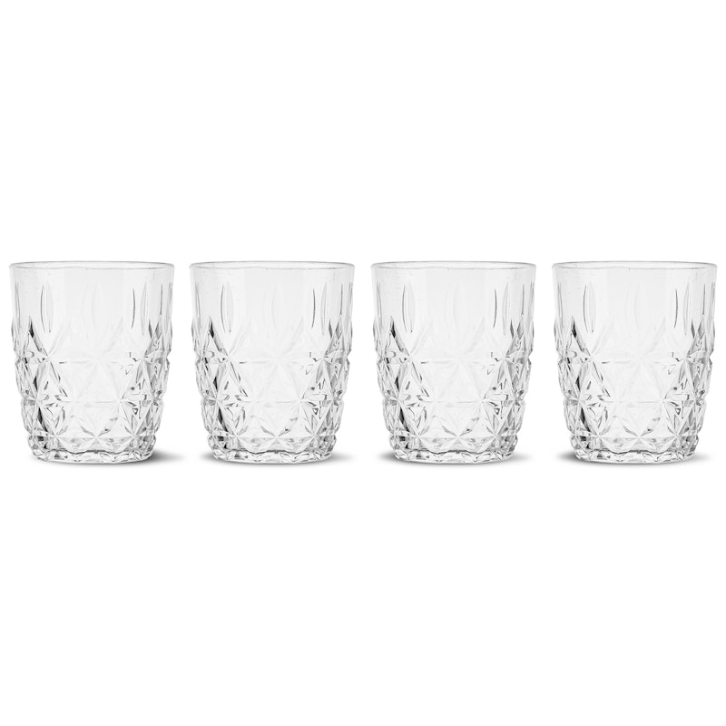 Picnic Juni Vannglass 4-pk, Klar