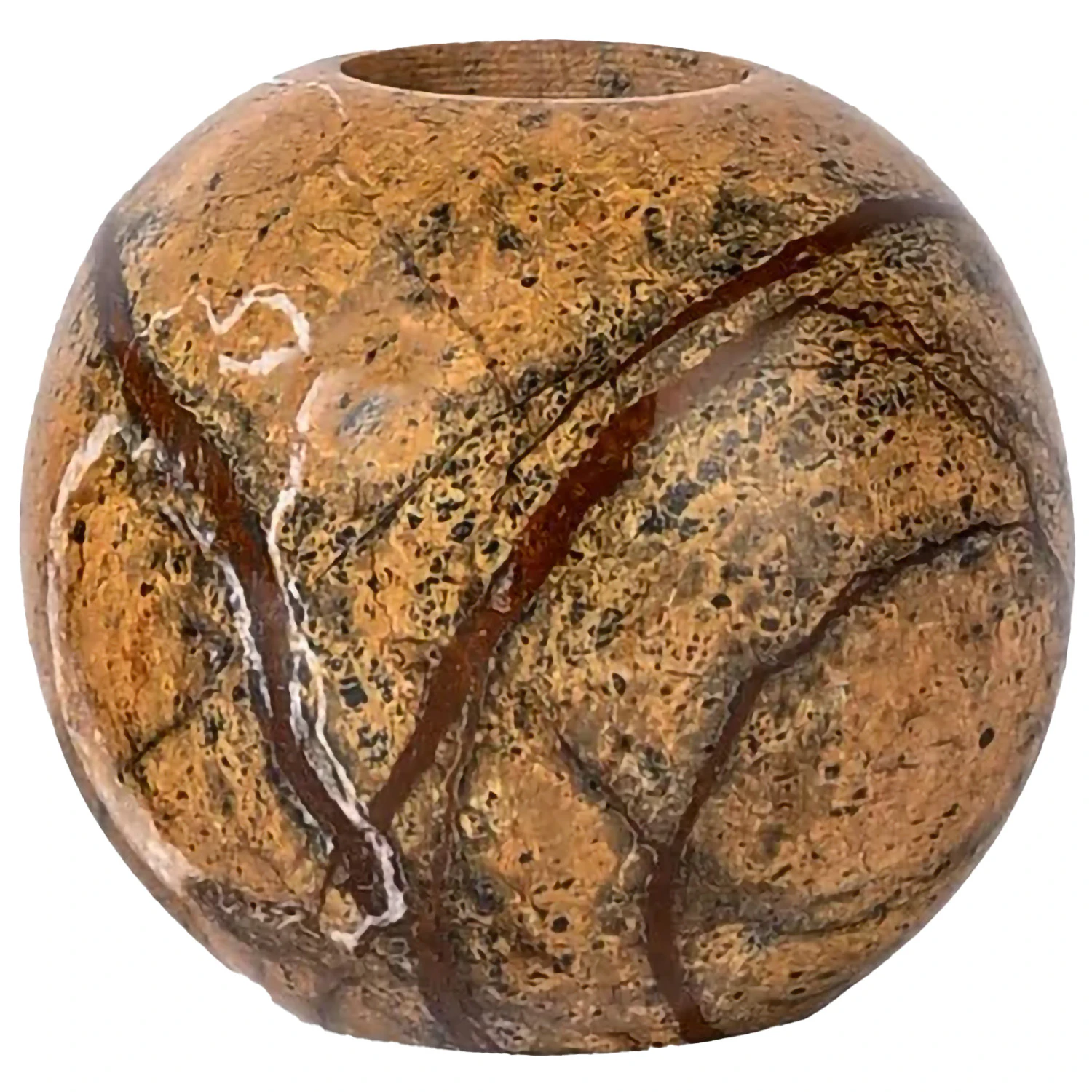 Sagaform Sten Lysestake -  Lysestaker Marmor Brun - 5018660