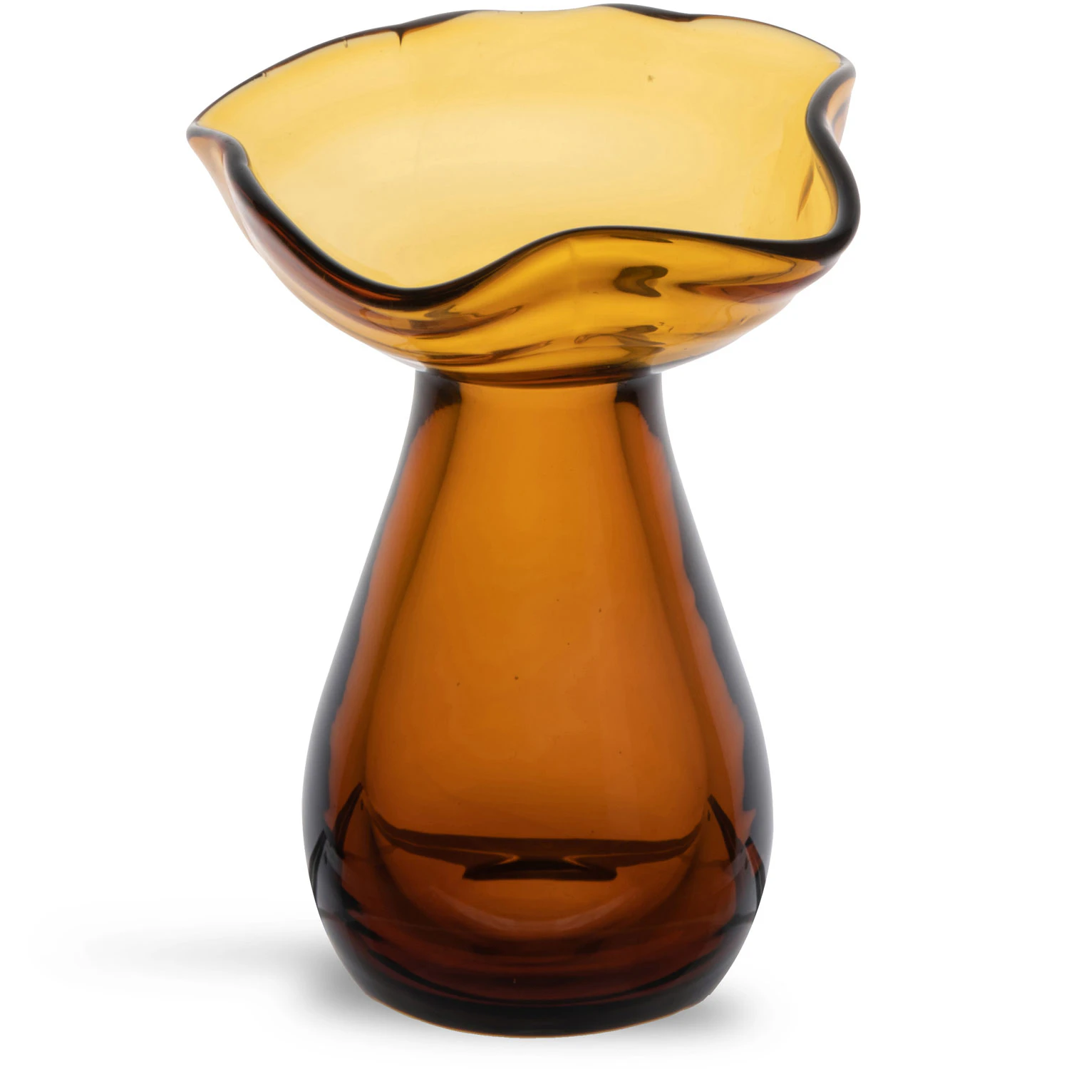 Sagaform Viva Mini Vase  -  Vaser Munnbl&aring;st Glass Amber - 5018429