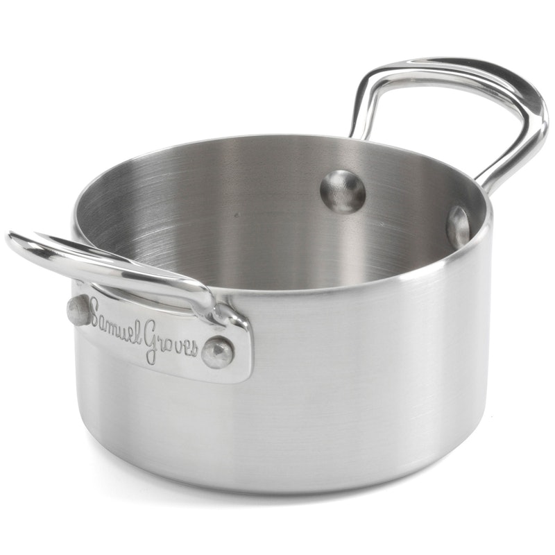 Gryte Mini Rustfritt Stål, Ø9 cm