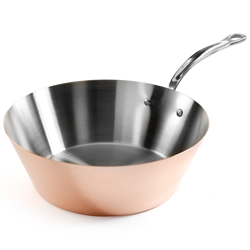 Kasserolle Utsvingt Kobber, 3 L