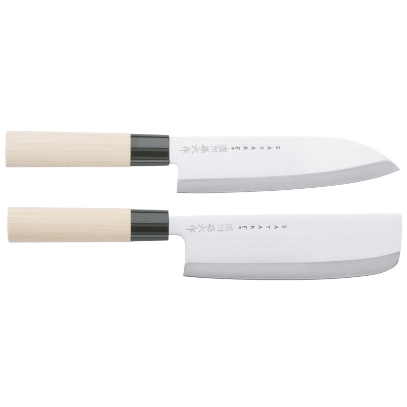 Houcho Knivsett, Santuko & Grønnsakshakke, 17 cm