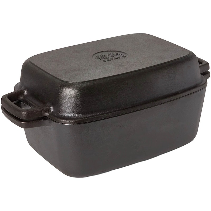 Støpejernsgryte Med Lokk, 5.4 L