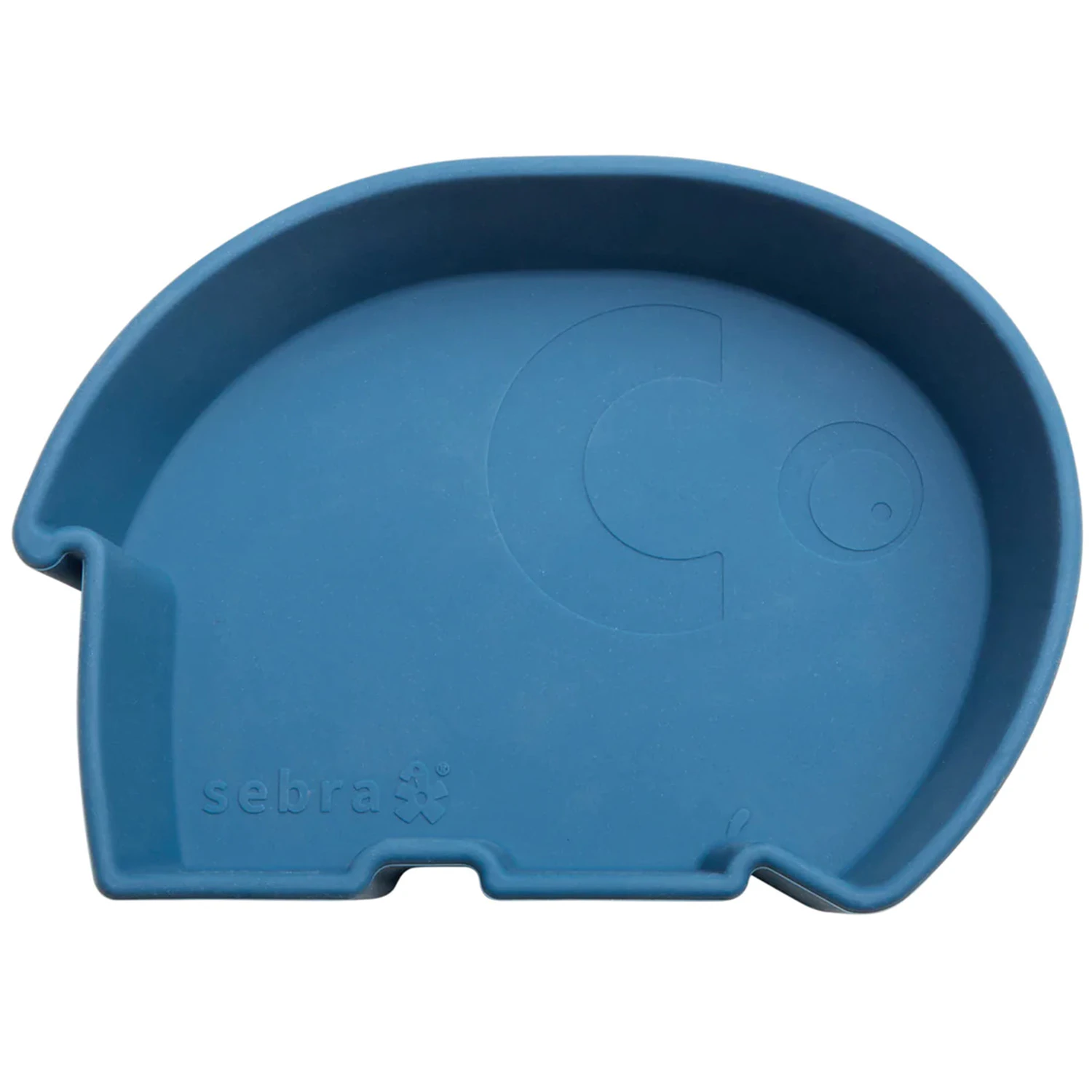 Sebra Fanto Sk&aring;l  -  Barnetallerkener Silikon Bl&aring; - 700810009