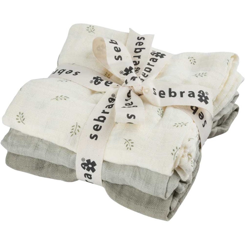 Muslin Babyteppe 3-pk, Sophora Leaves