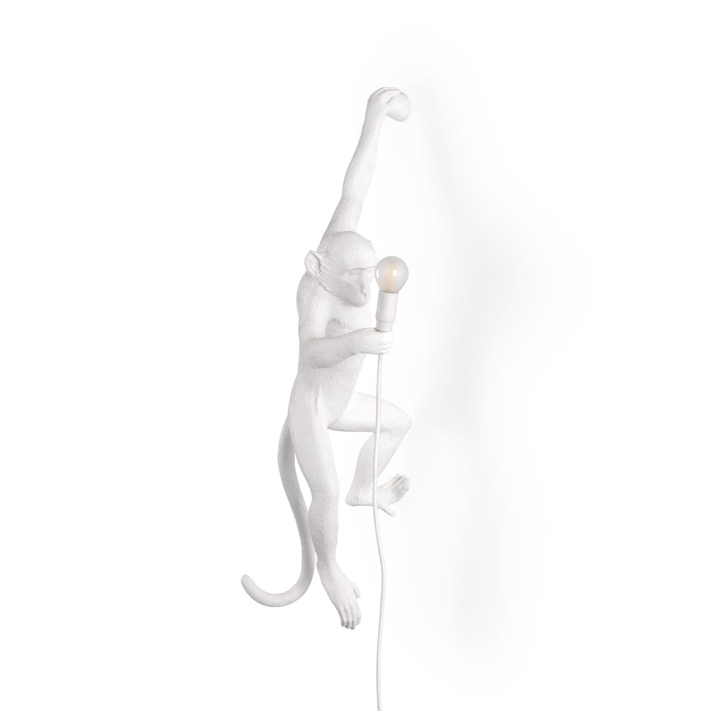 Monkey Lamp Hengende Venstre Version, Hvit