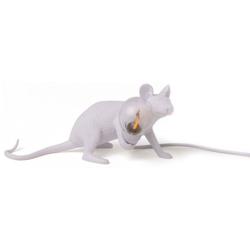 Mouse Lamp Lop Bordlampe, Hvit