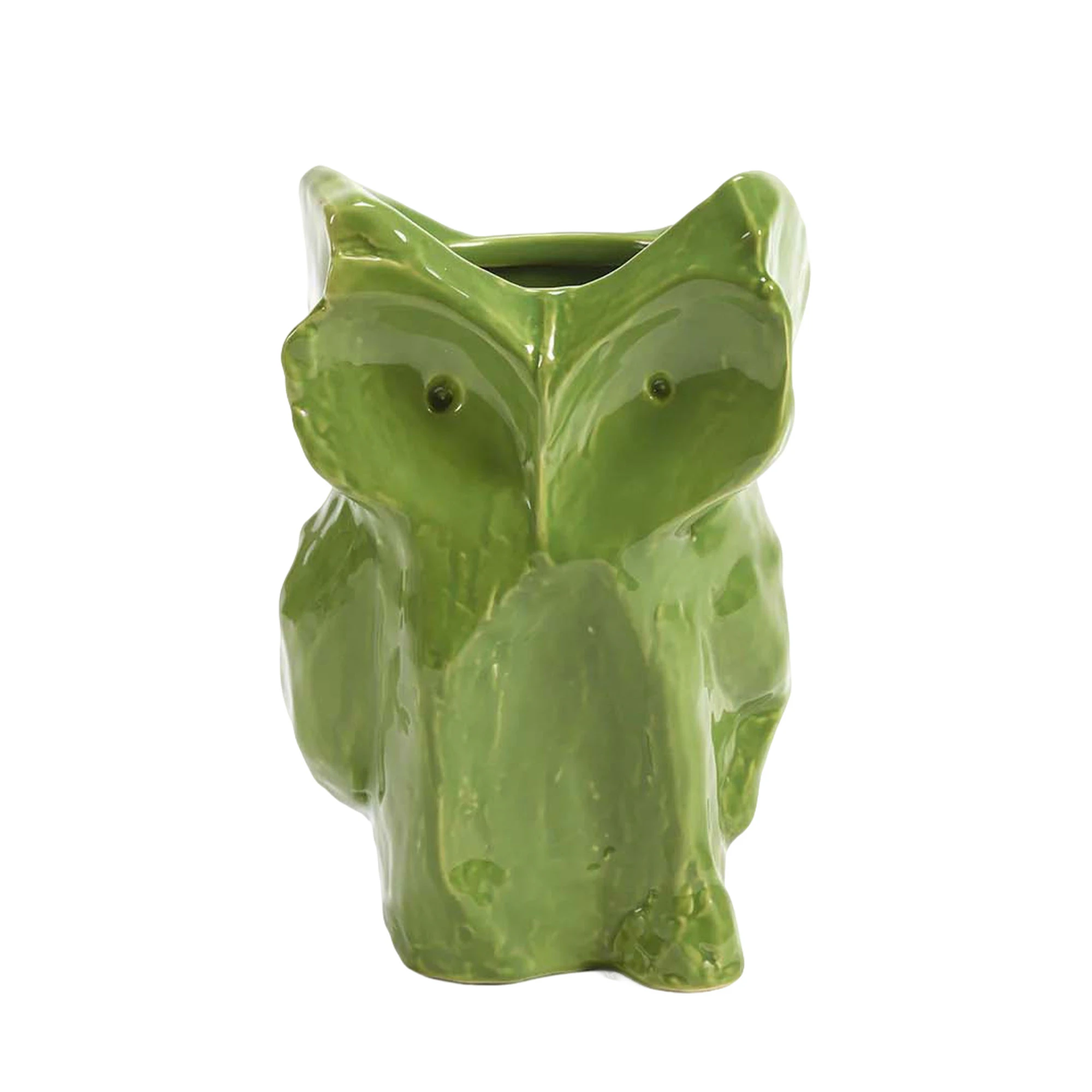 Serax After Midnight Owl Vase M Green -  Vaser Stengods Gr&oslash;nn - B7325002-503