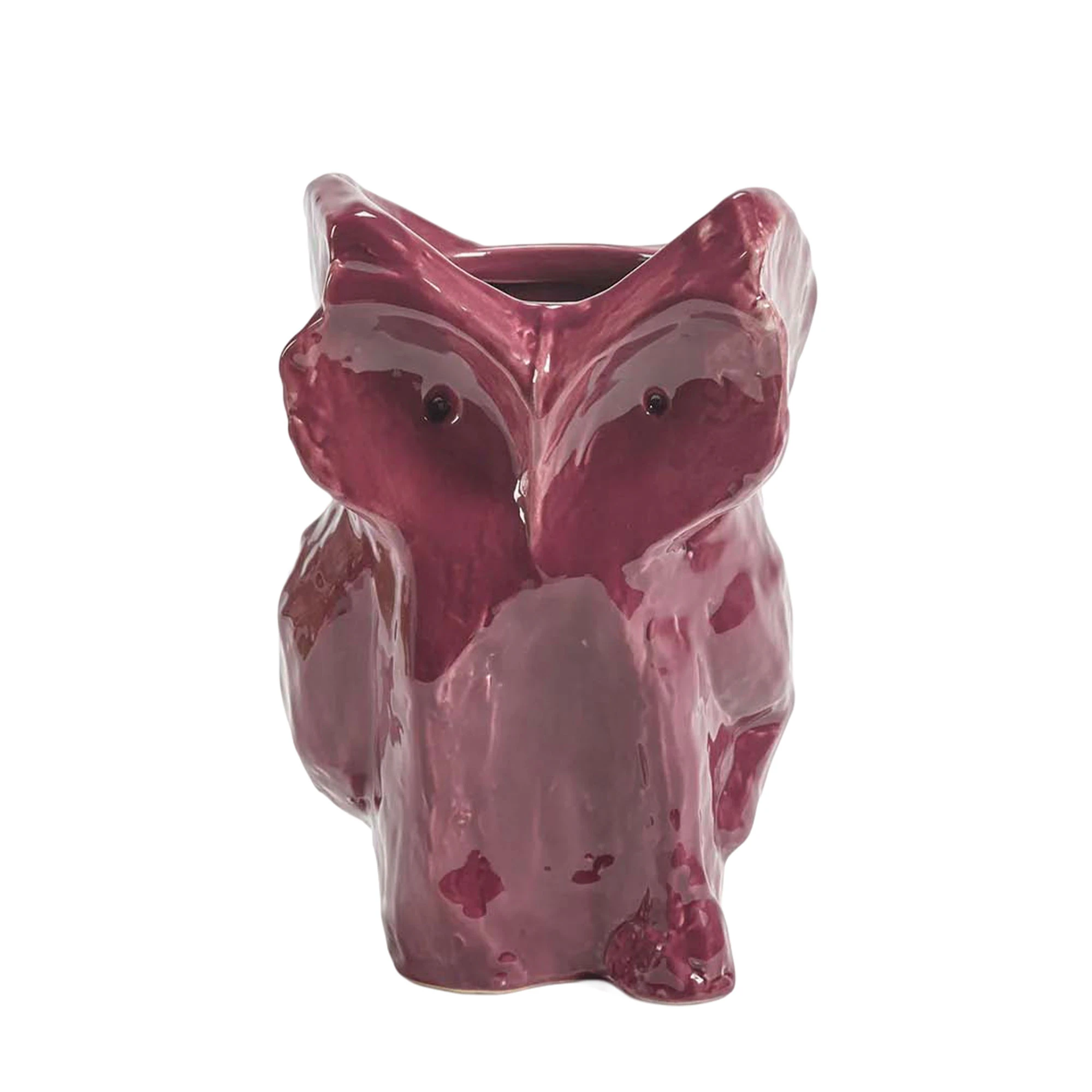 Serax After Midnight Owl Vase M  -  Vaser Stengods Aubergine - B7325002-405