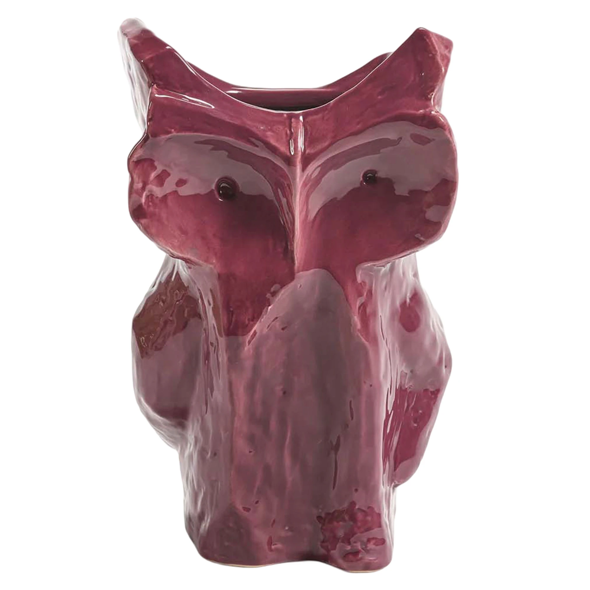 Serax After Midnight Owl Vase L  -  Vaser Stengods Aubergine - B7325003-405