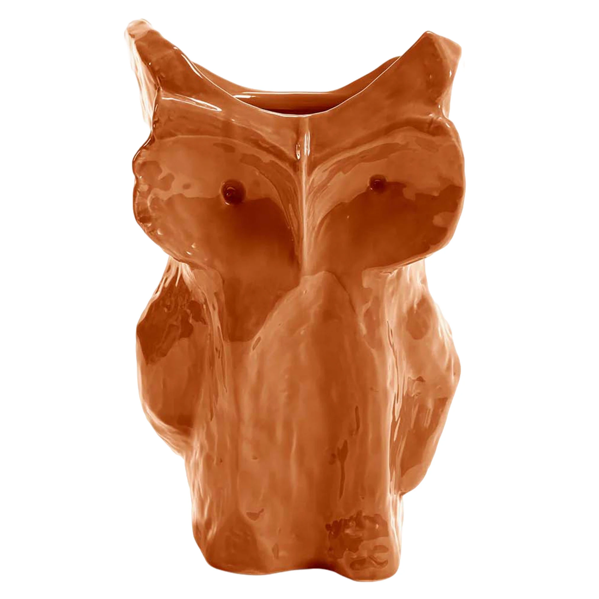 Serax After Midnight Owl Vase L  -  Vaser Stengods Orange - B7325003-350