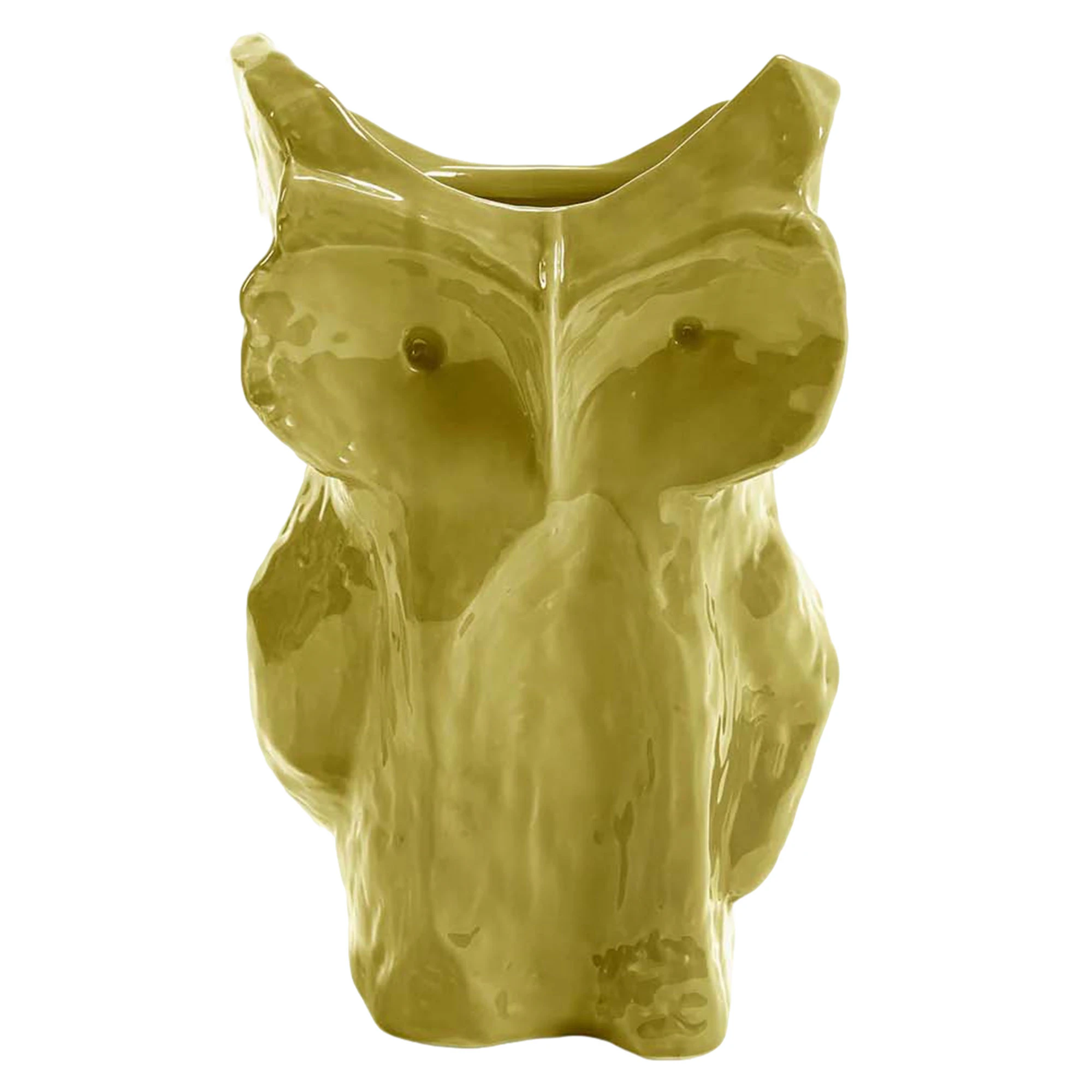 Serax After Midnight Owl Vase L Yellow -  Vaser Stengods Gul - B7325003-200