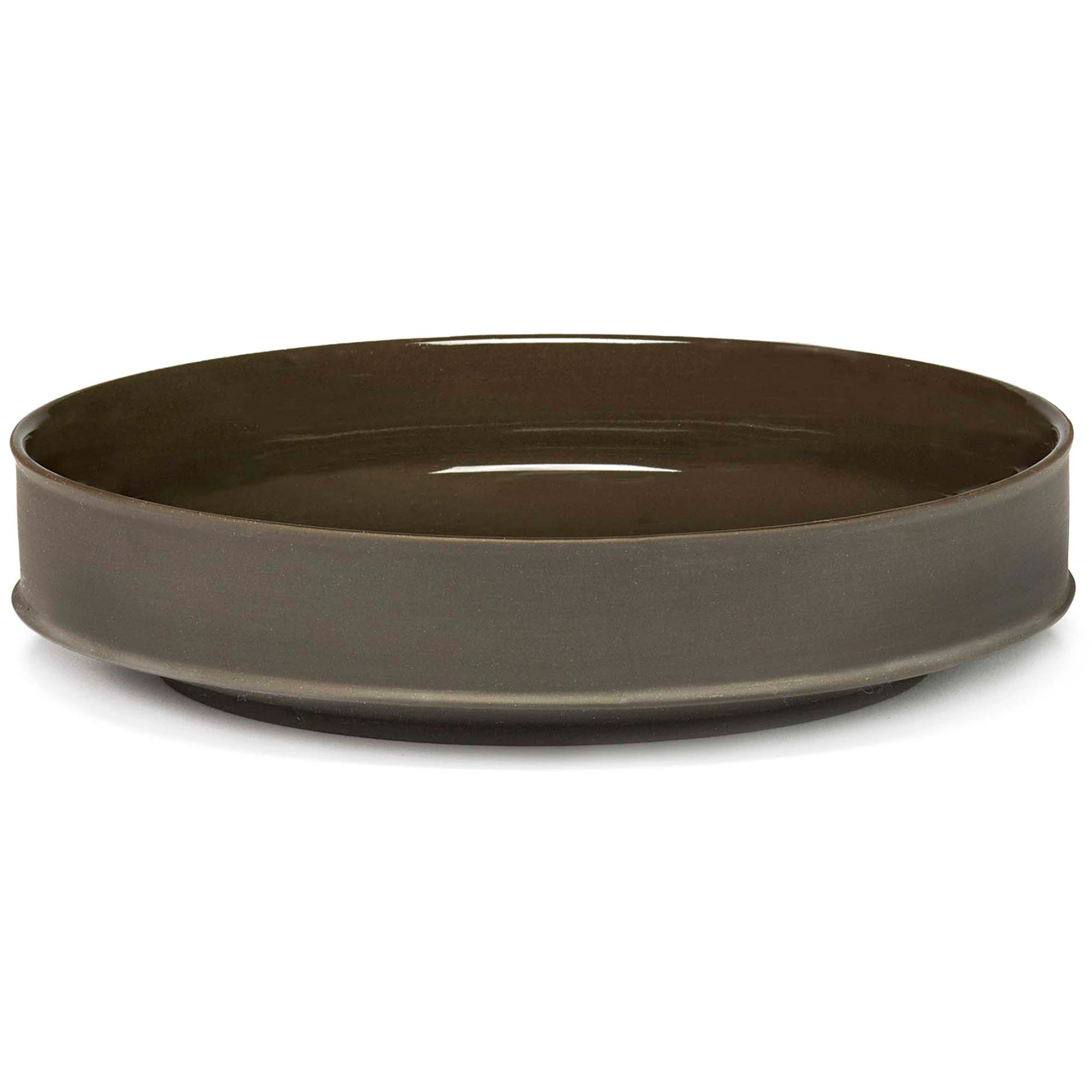 Serax Dune Bowl Medium 21 Cm  -  Serveringssk&aring;ler Porselen Slate - B4023206-704