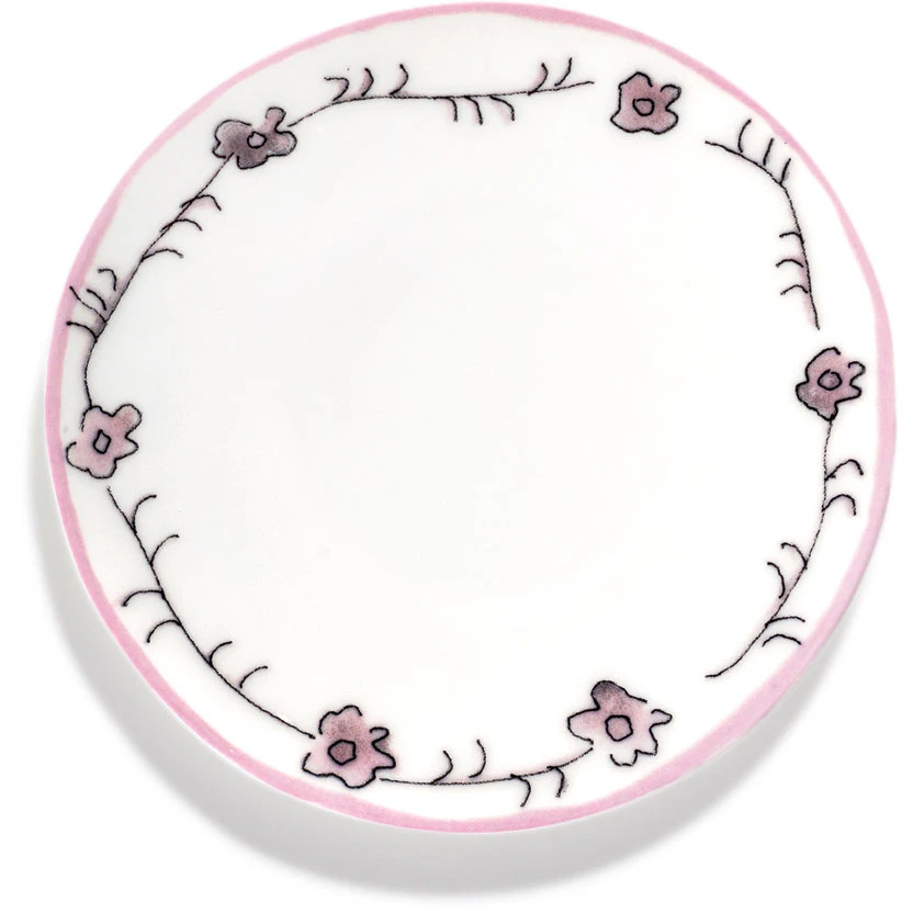 Serax Dark Viola Br&oslash;dtallerken -  &Oslash;vrige Fat & Tallerkener Benporselen Rosa - B9223100-400