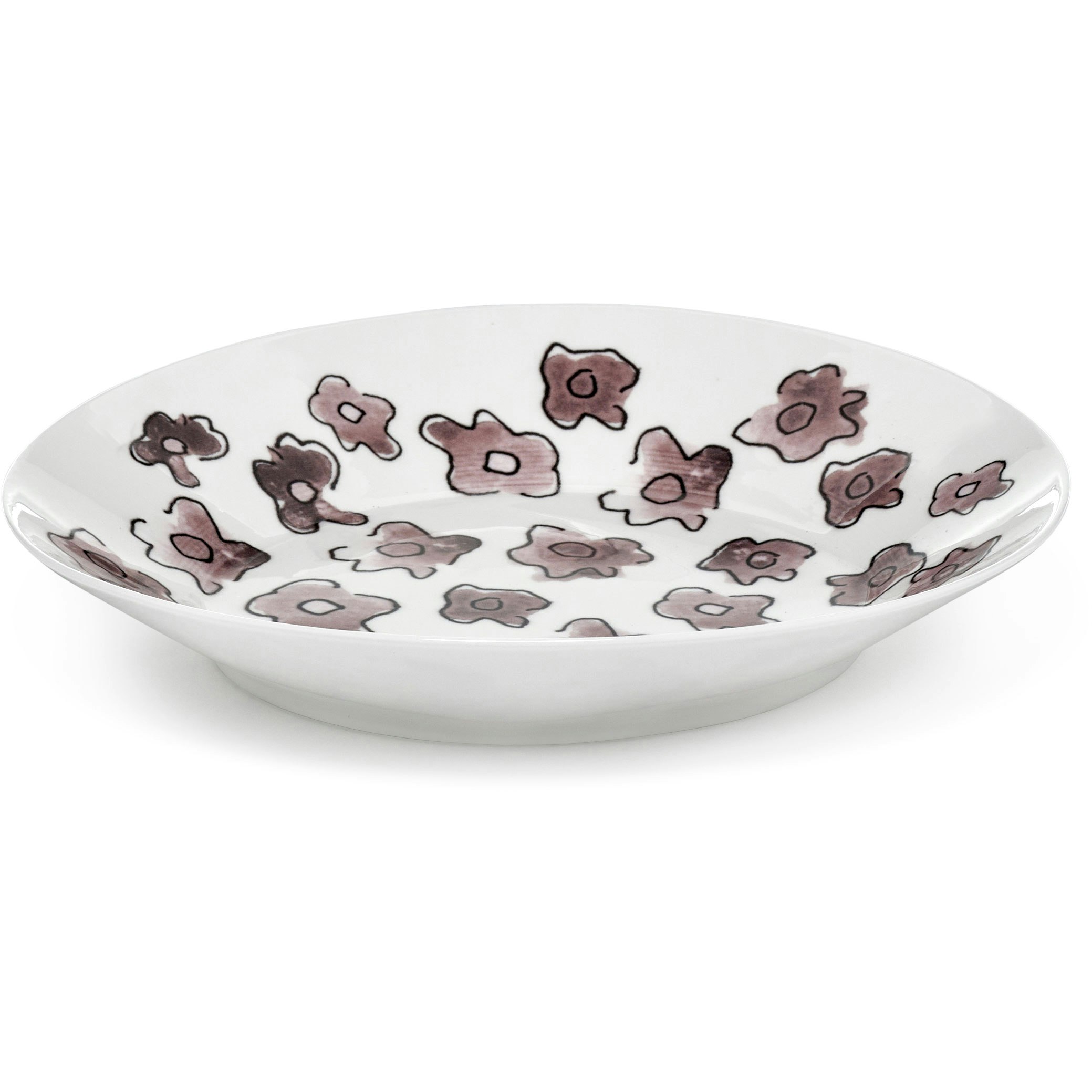 Serax Dark Viola Dyp Tallerken L -  Dype tallerkener Benporselen Rosa - B9223113-400