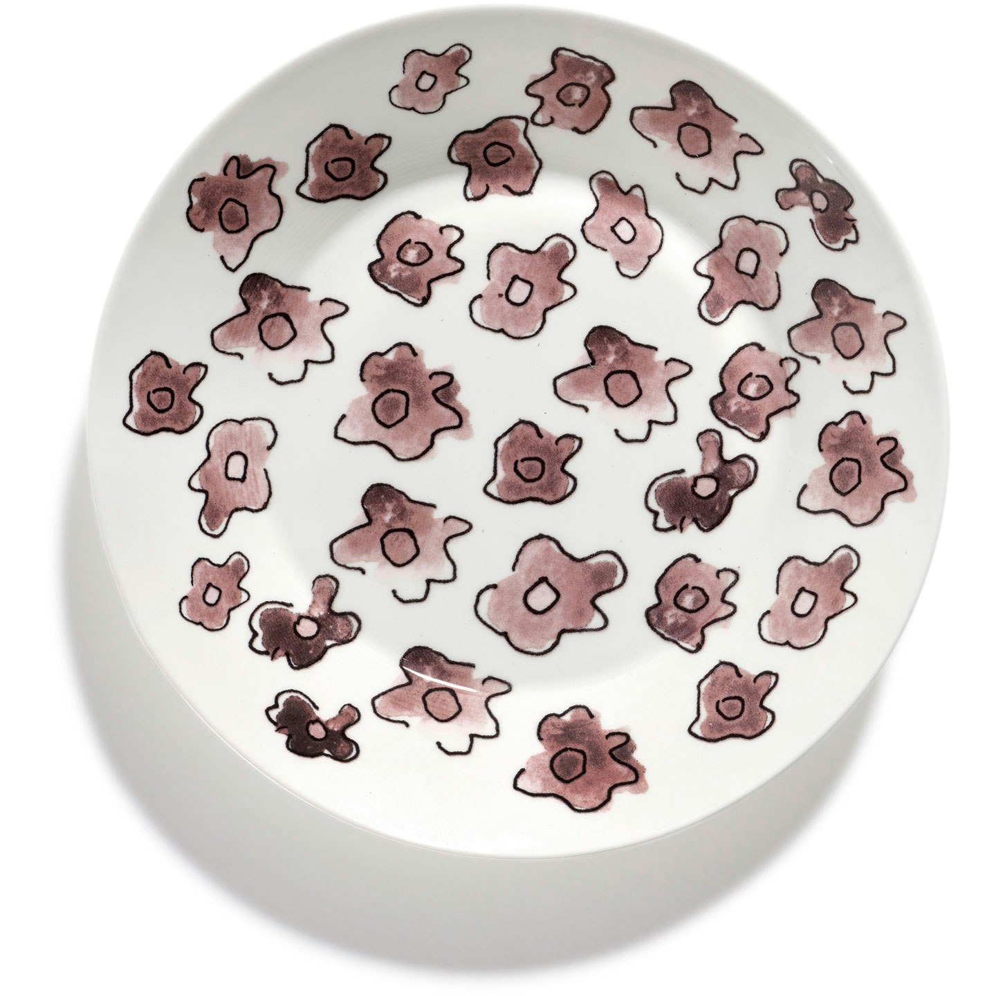 Serax Dark Viola Dyp Tallerken Xs -  Dype tallerkener Benporselen Rosa - B9223111-400