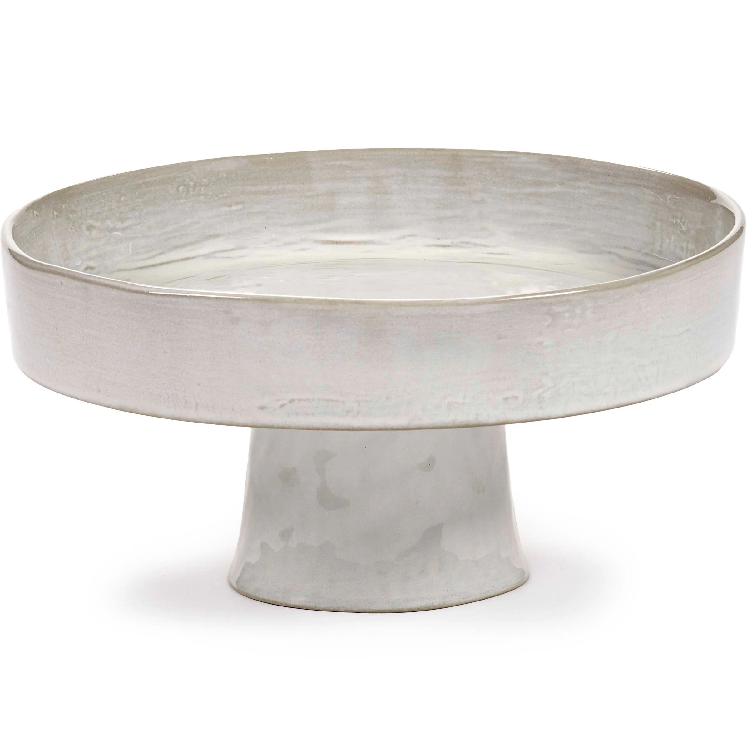 Serax La M&egrave;re Bowl With Foot  -  Serveringssk&aring;ler Stengods Off-White - B5123038-005