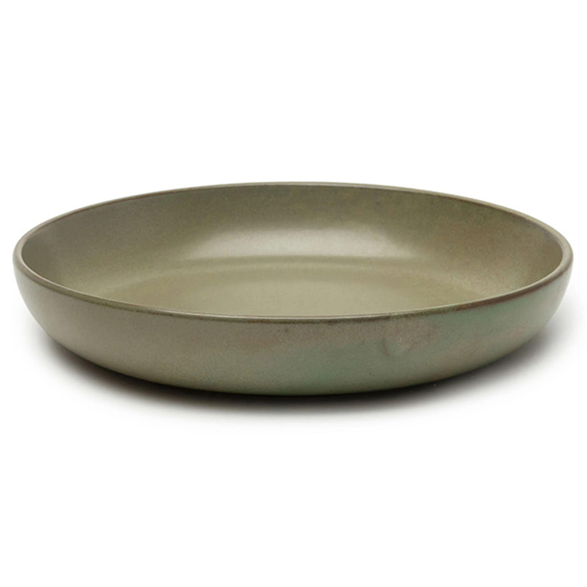 Serax Surface Deep Plate Large  -  Dype tallerkener Stengods Camo Green - B5116206A
