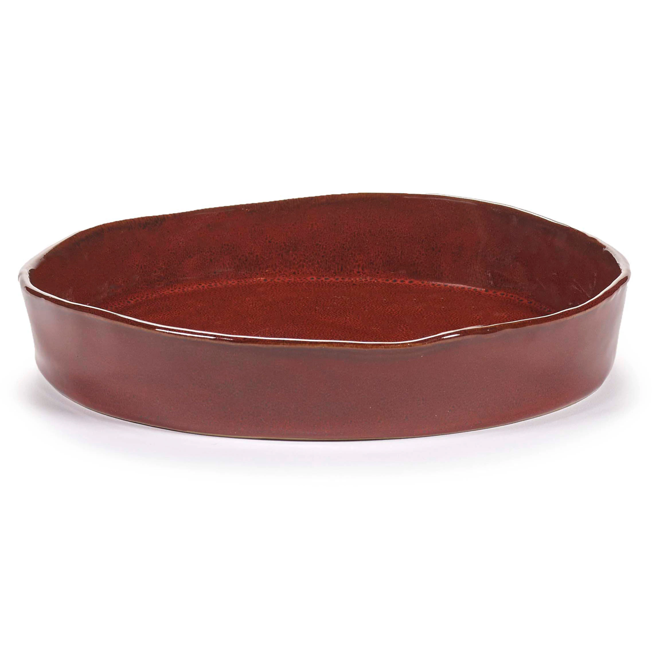 Serax La M&egrave;re Dyp Tallerken Medium  -  Dype tallerkener Stengods Venetian Red - B5123010-317