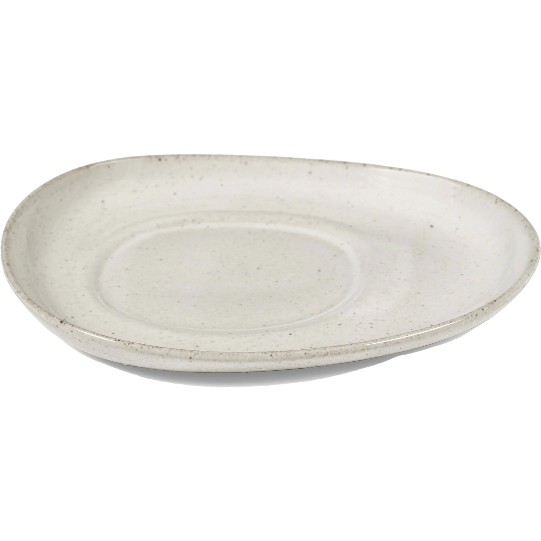 Serax Out Of Lines Tallerken Til Kaffekopp -  Kaffefat & Tefat Stengods Hvit - B3624020-005