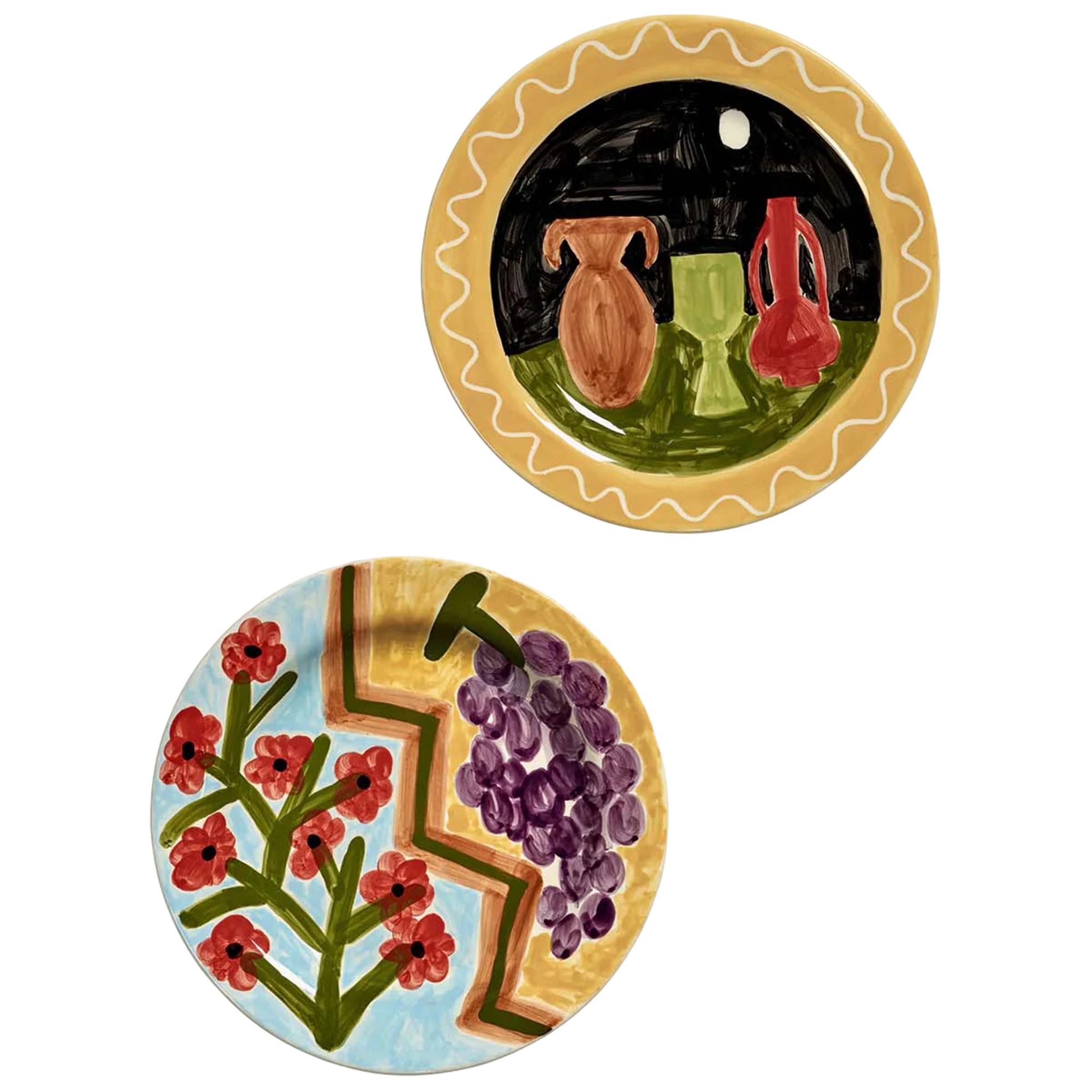 Serax Dreams Delicia Plate 2-pack -  Tallerkener Stengods Multi - B8926102-999