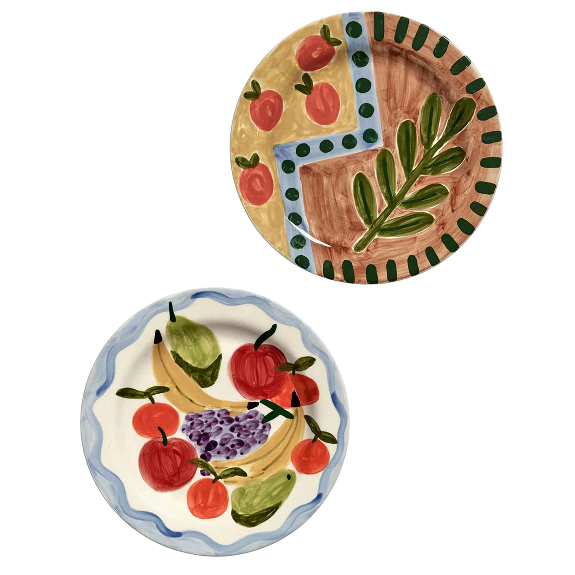 Serax Dljntlas Plate 2-pack -  Tallerkener Stengods Multi - B8926104-999