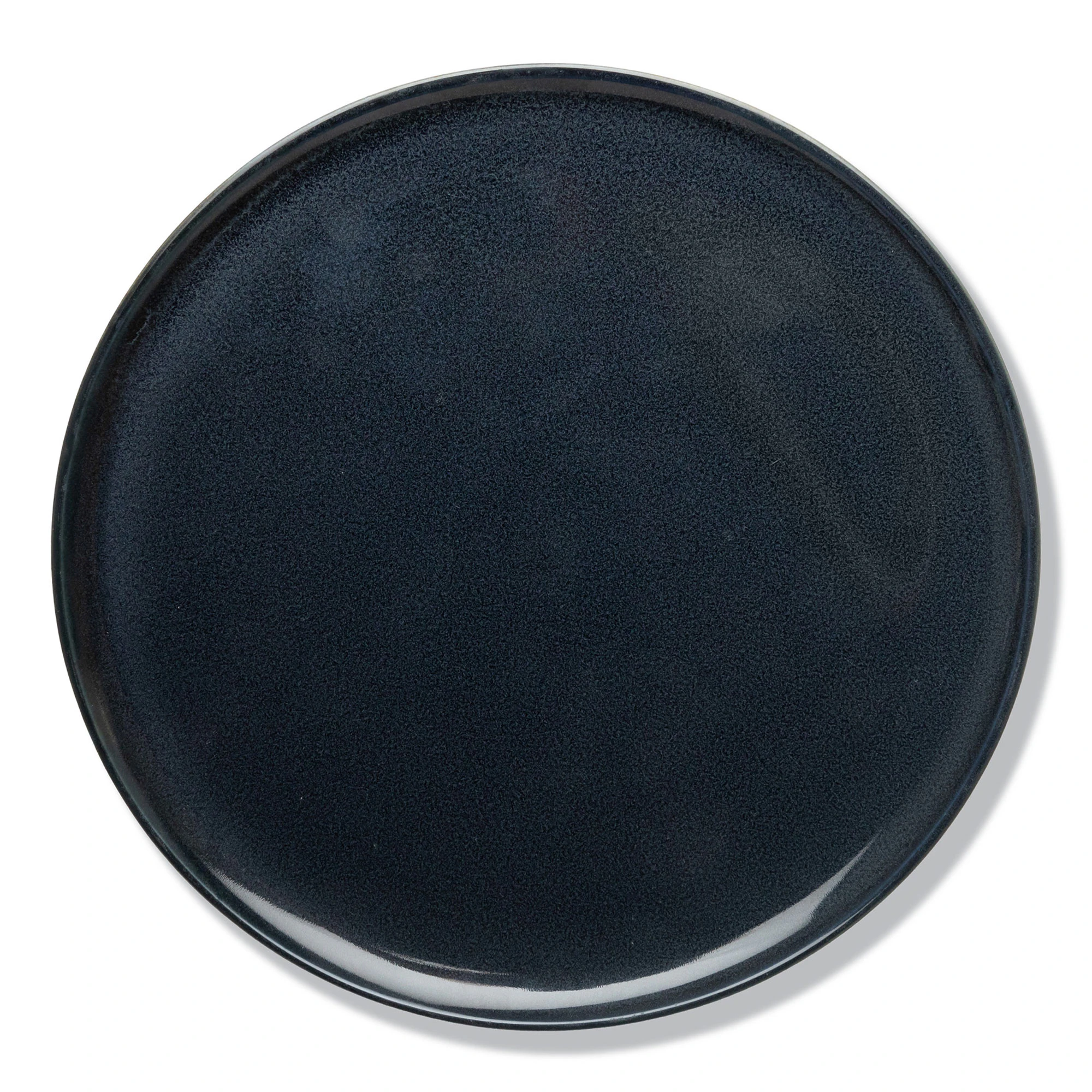 Serax Plate Medium 22 Cm Dark Blue -  Tallerkener Stengods M&oslash;rk Bl&aring; - B5116152