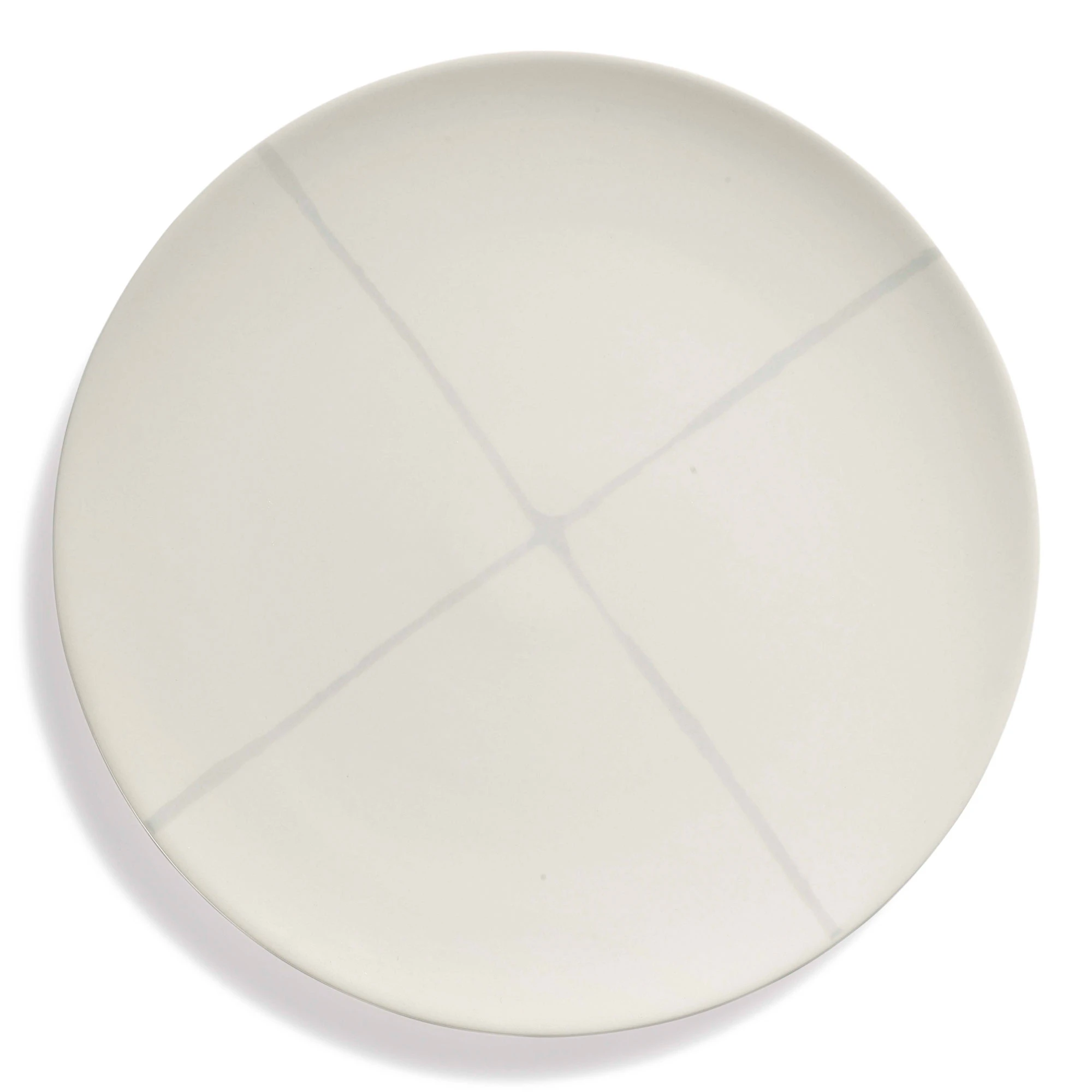 Serax Zuma Plate Medium 28 Cm  -  Tallerkener Porselen Salt - B4023102-001