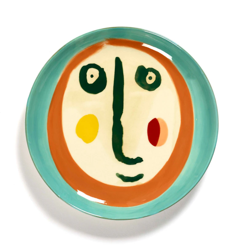 Feast N°2 Tallerken 19 cm, Multi