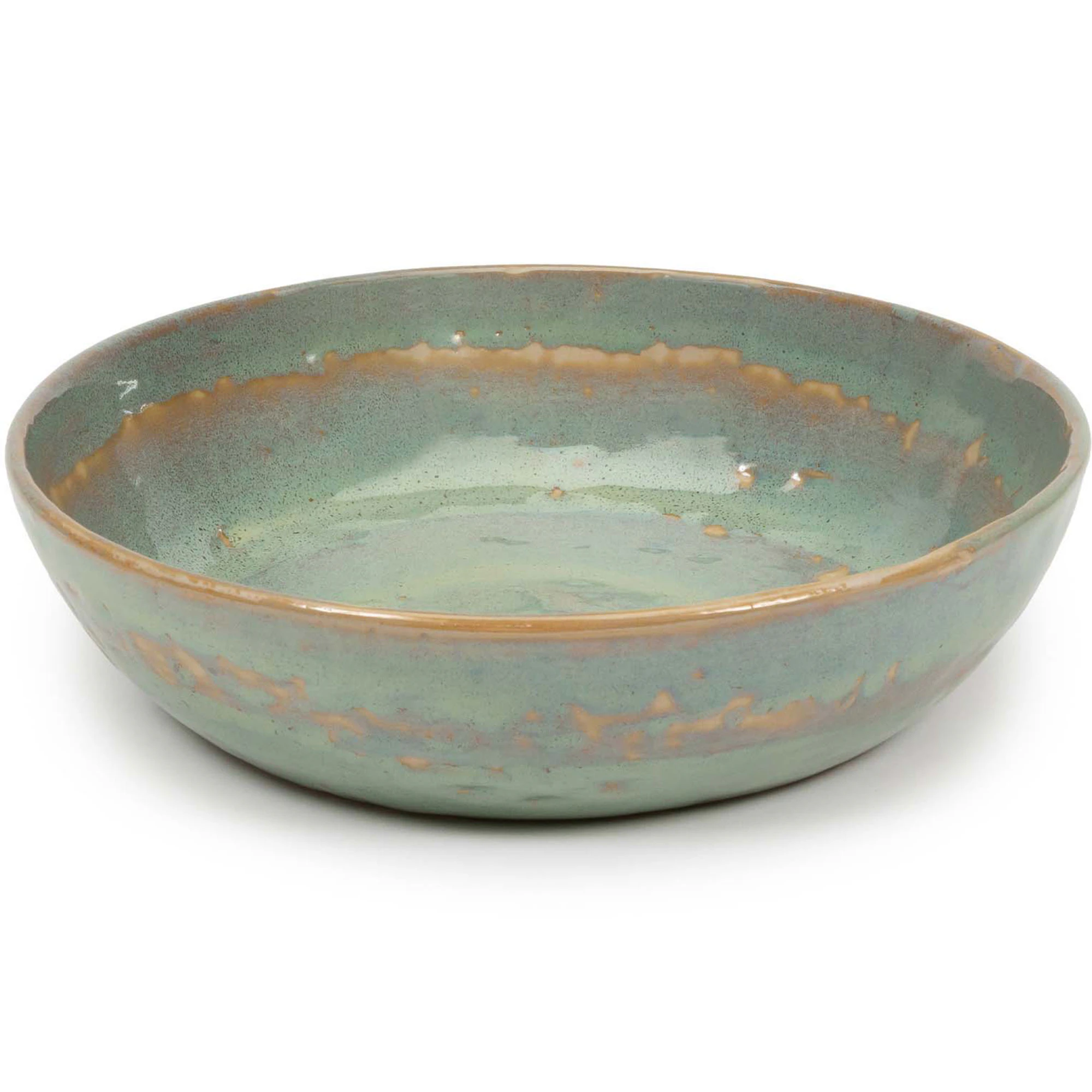 Serax Pure Salad Bowl Small 20 Cm Sea Green -  Salatsk&aring;ler Stengods Sj&oslash;gr&oslash;nn - B1018003