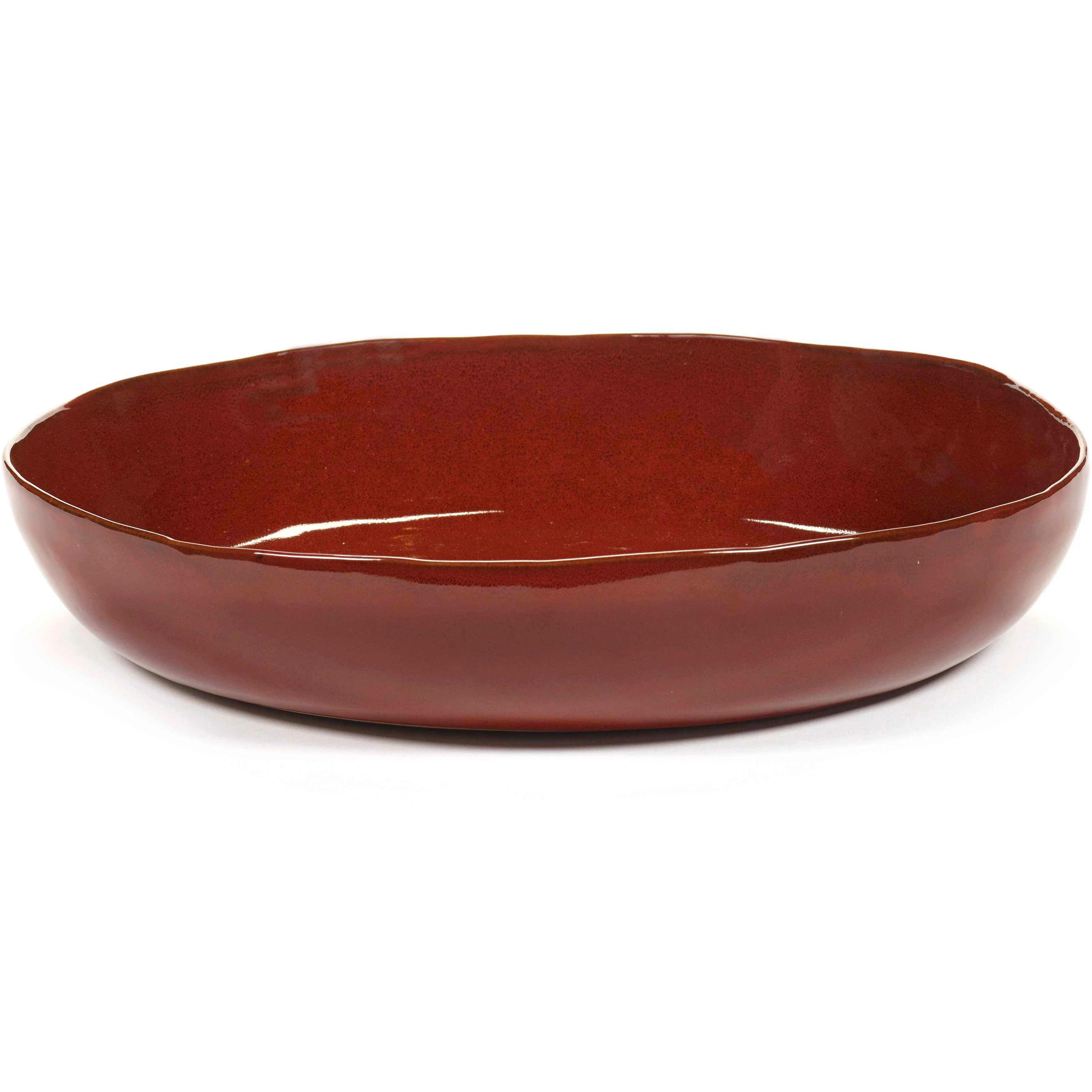 Serax La M&egrave;re Bowl &Oslash;37 Cm  -  Serveringssk&aring;ler Stengods Venetian Red - B5123017-317