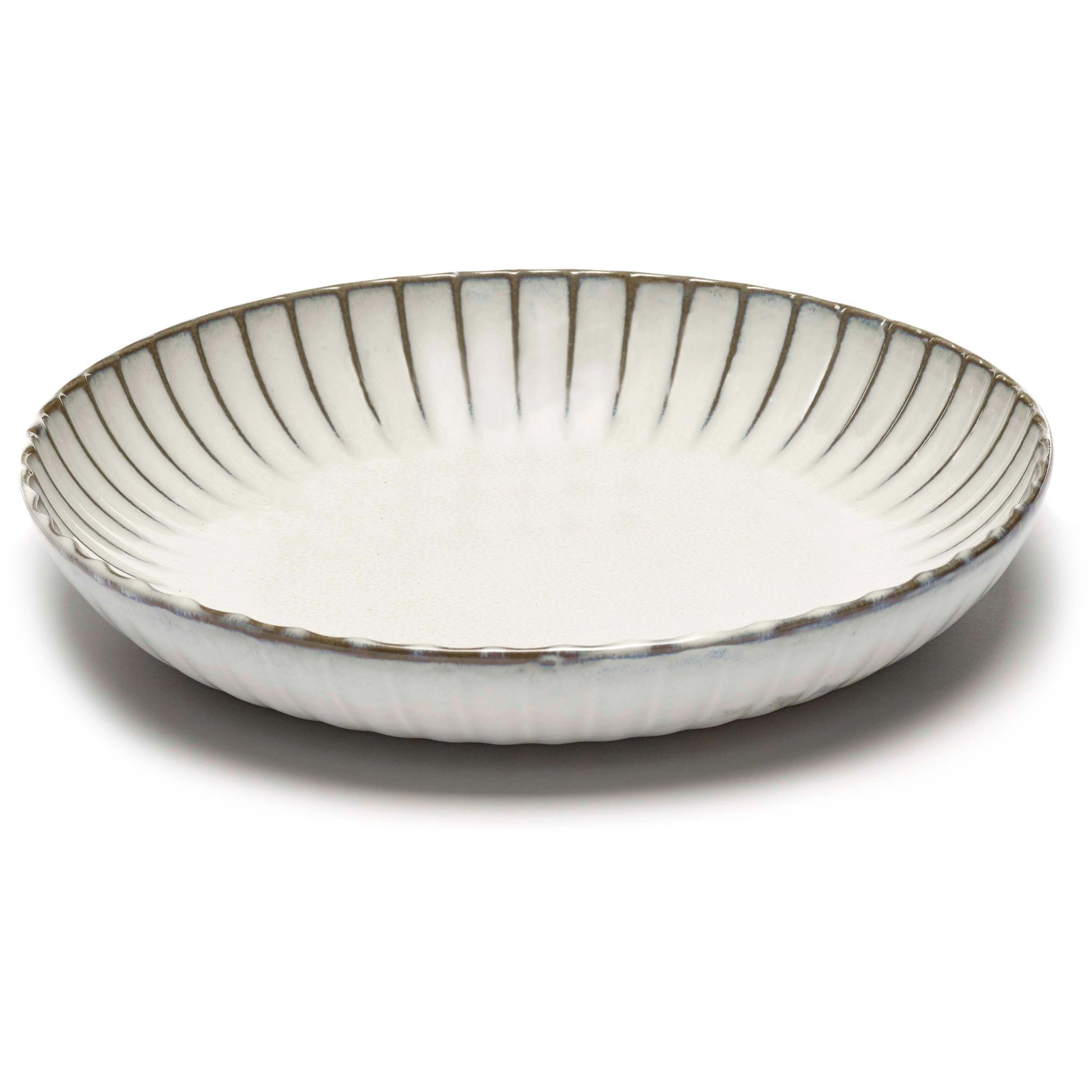 Serax Inku Serveringssk&aring;l 27 Cm - Serveringsfat Stengods Hvit - B5120245W