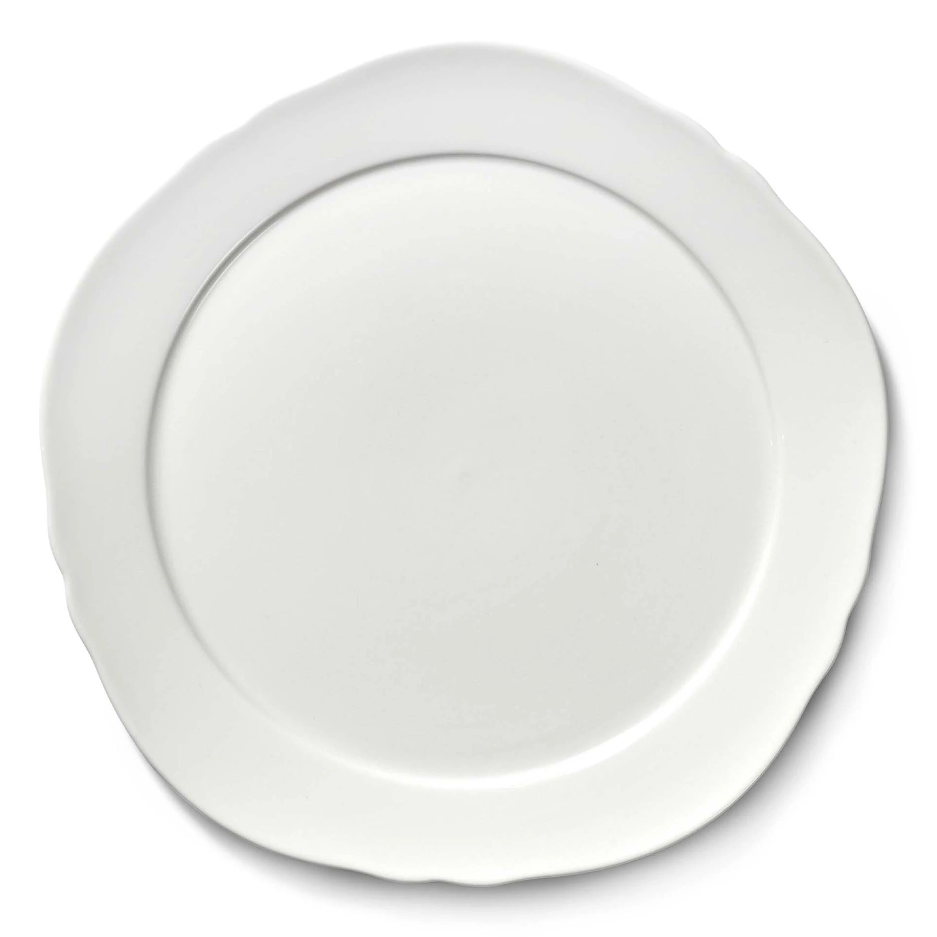 Serax Silhouette Sidetallerken 23,5 Cm  -  Asjetter Porselen Hvit - B5225007-001