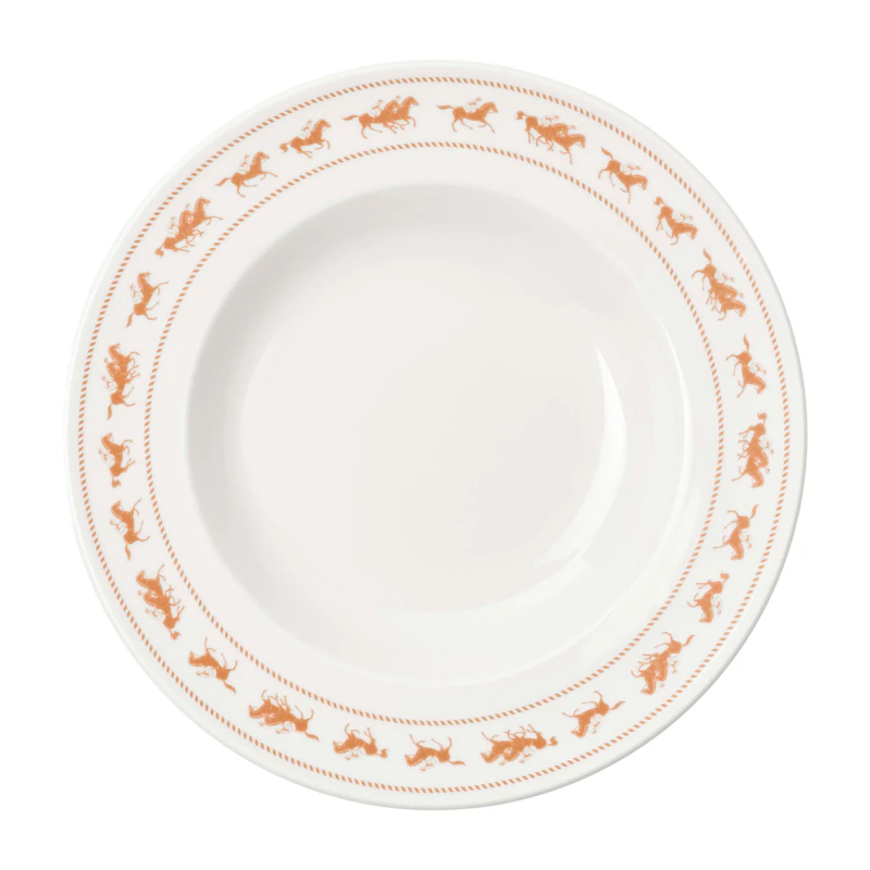 Saloon Dyp Tallerken 23 cm 2-pk, Hvit