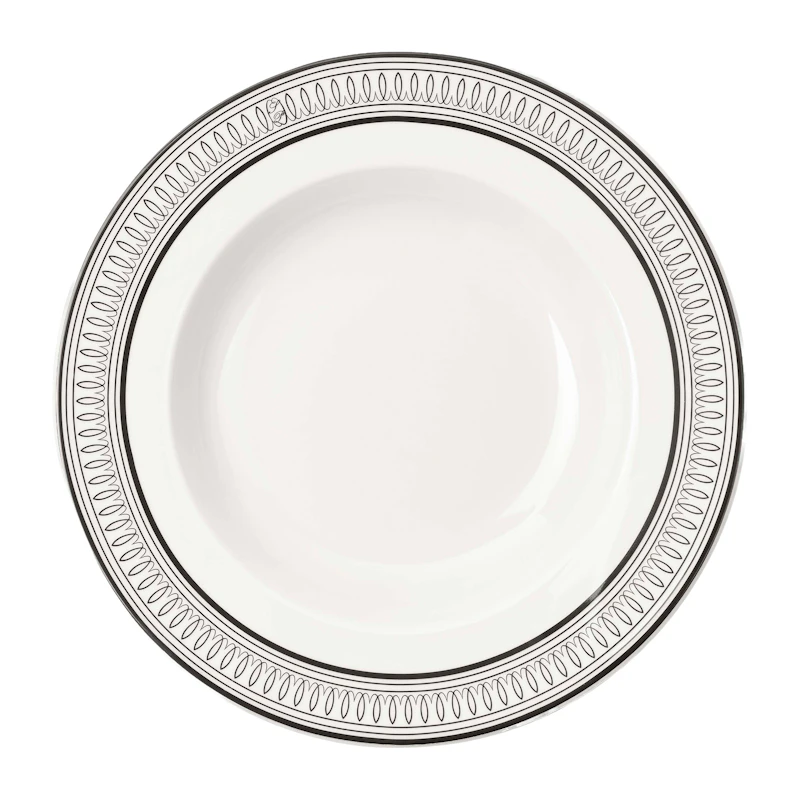 Samuel Dyp Tallerken 23 cm 2-pk, Hvit