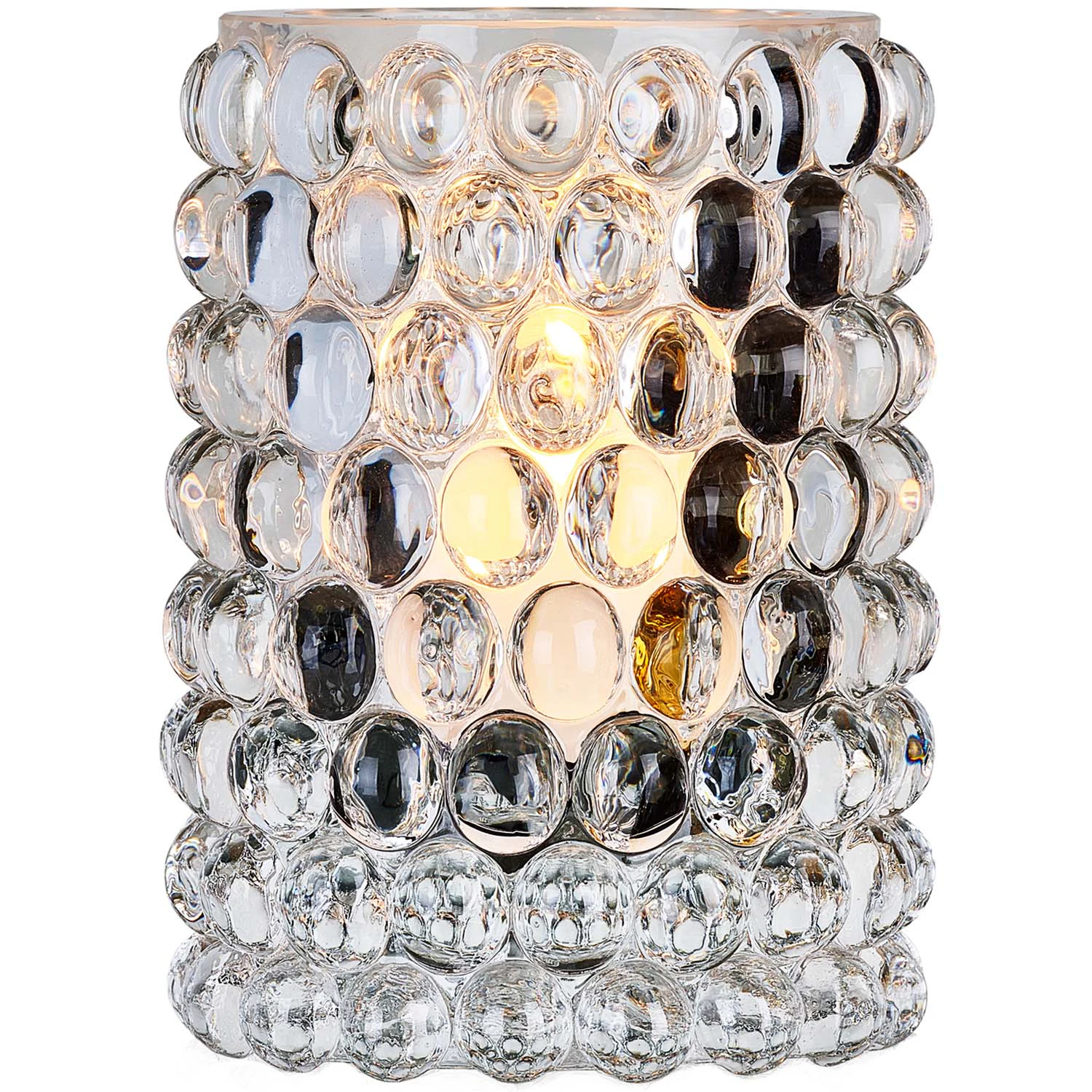 Skogsberg & Smart Hurricane Boule Lyslykte Large 18 Cm  -  Lysestaker Glass Klar - SSHURRBOULELRG001