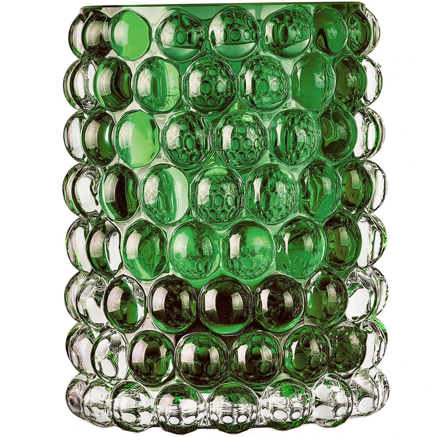Skogsberg & Smart Hurricane Boule Lyslykte Large 18 Cm  -  Lysestaker Glass Gr&oslash;nn - SSHURRBOULELRG004